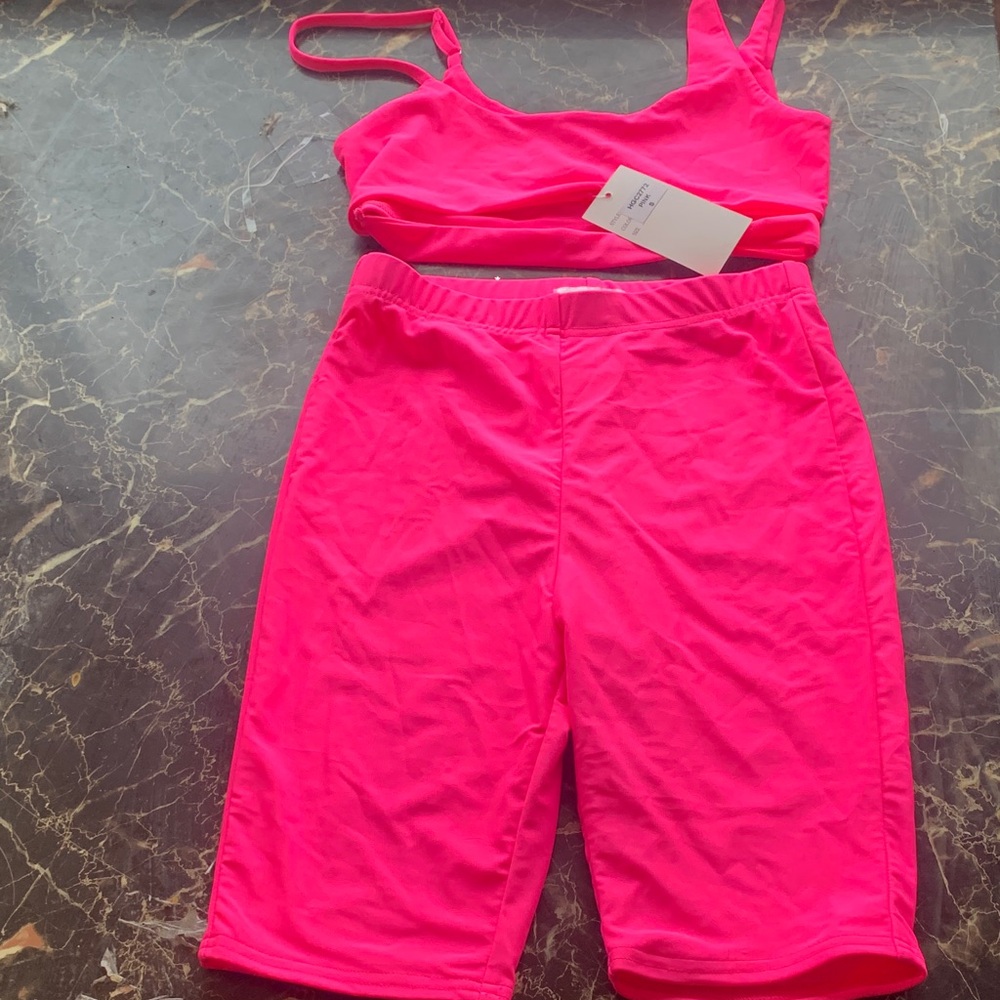 Hot & Delicious Neon Pink Ensemble